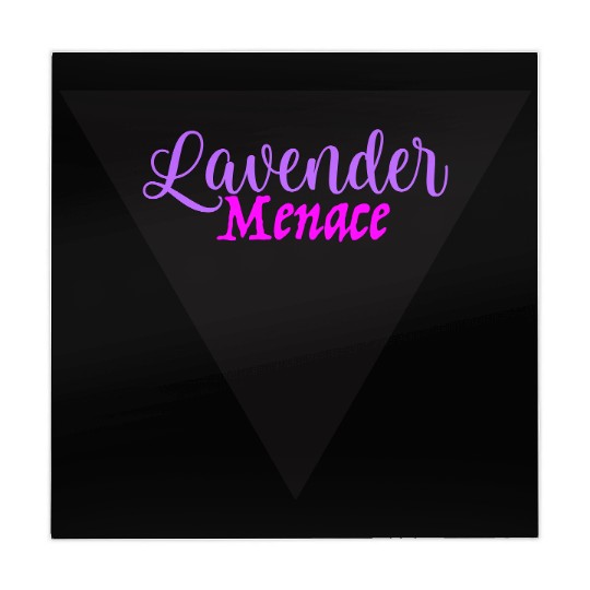 Lavender Menace Black Triangle Mahjong Mats