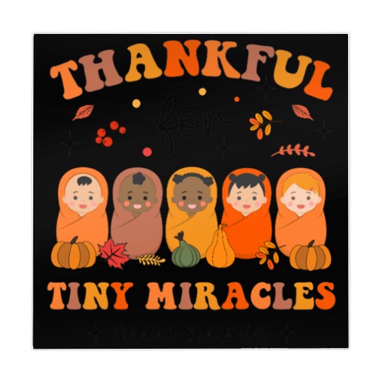 Thankful For Tiny Miracles Thanksgiving NICU Nurse Mahjong Mats