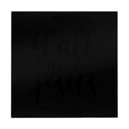 Y’all Need Jesus Mahjong Mats | Funny Christian Mahjong Mats |