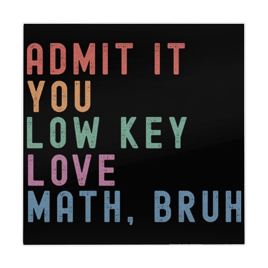 admit it you low key love math, bruh Mahjong Mats