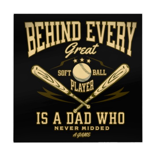 Softball Dad Pride Mahjong Mats