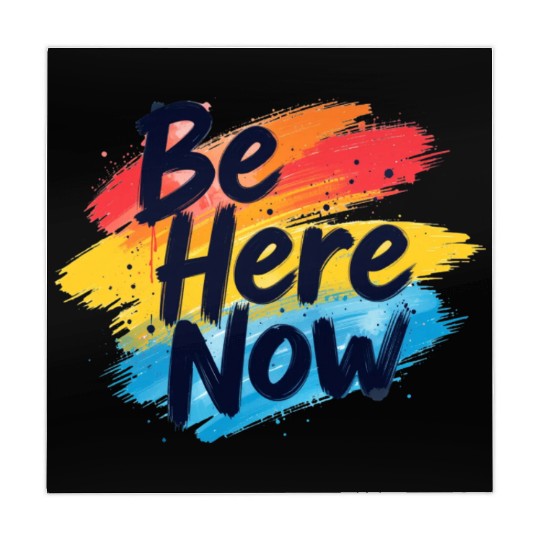 Be Here Now Mindfulness Inspirational Mahjong Mats