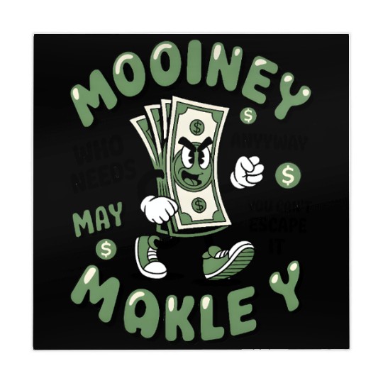 Money Mover Cartoon – Funny Retro Cash Art Mahjong Mats