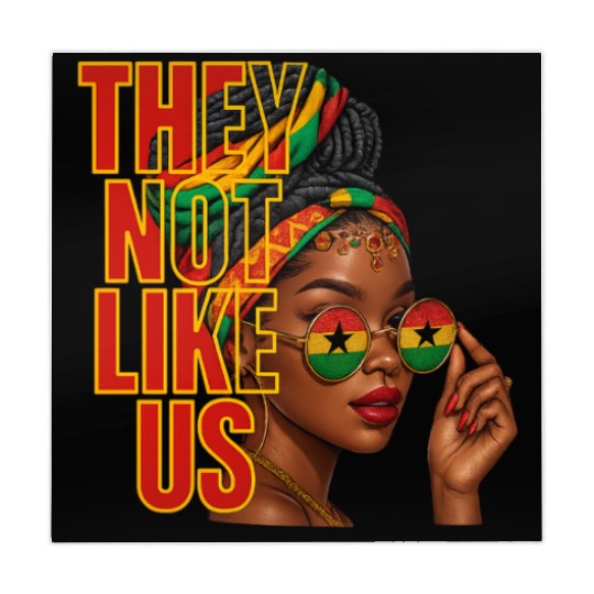 They Not Like Us Afro Queen Mahjong Mats