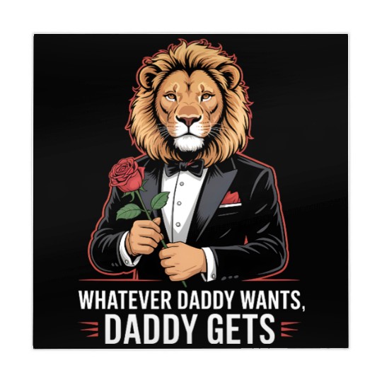 Whatever Daddy Wants Gets Werewolf Tuxedo Rose Mahjong Mats