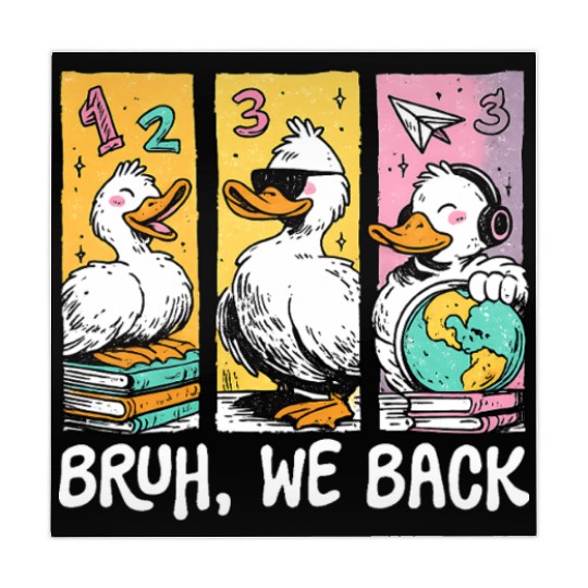 Bruh We Back Silly Goose Back to School Mahjong Mats