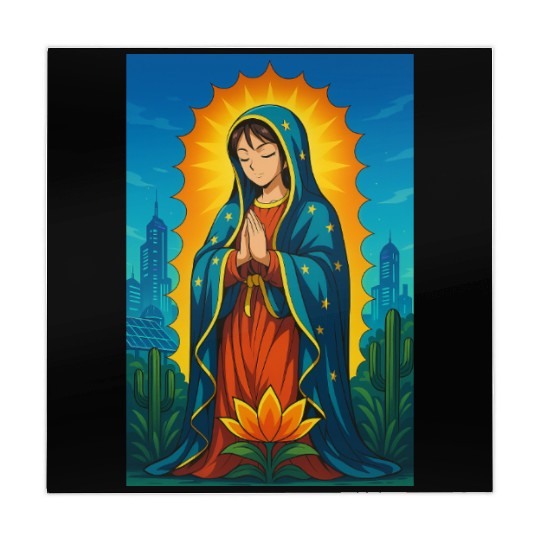 GUADALUPE VIRGEN ANIME STYLE Mahjong Mats