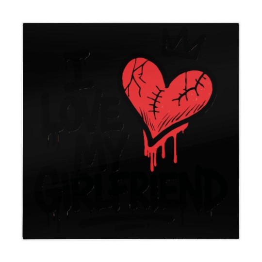 I Love My Girlfriend Graffiti Mahjong Mats