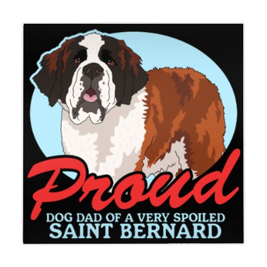 Saint Bernard Dog Dad St. Bernhard Mahjong Mats