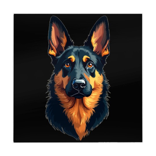 “German Shepherd” – Bold & Beautiful Dogs Mahjong Mats