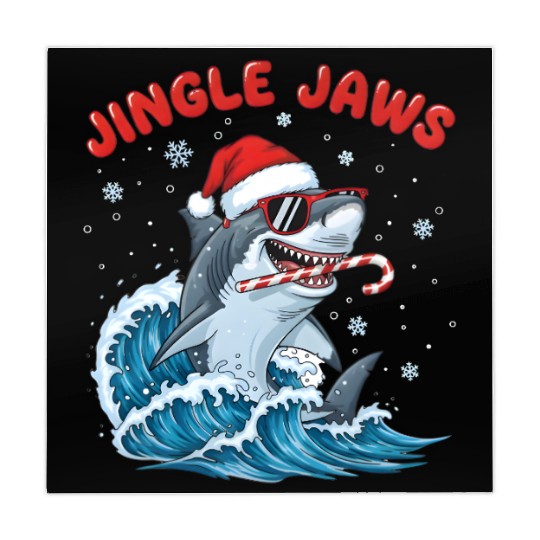 Jingle Jaws – Christmas Holiday with Bite Design Mahjong Mats