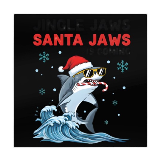 Jingle Jaws – Santa Jaws Is Coming to Town Mahjong Mats