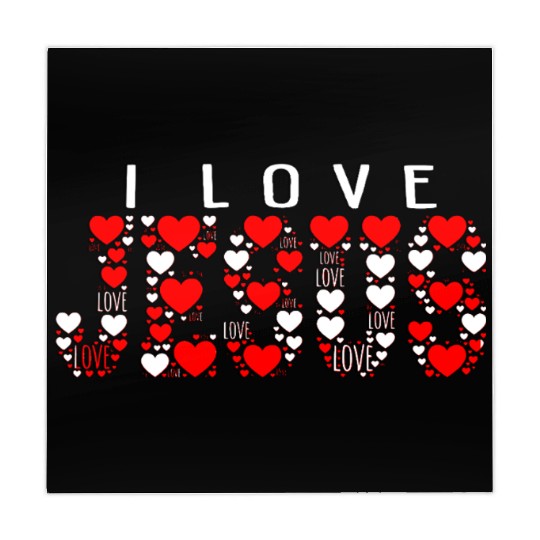 I LOVE JESUS Mahjong Mats