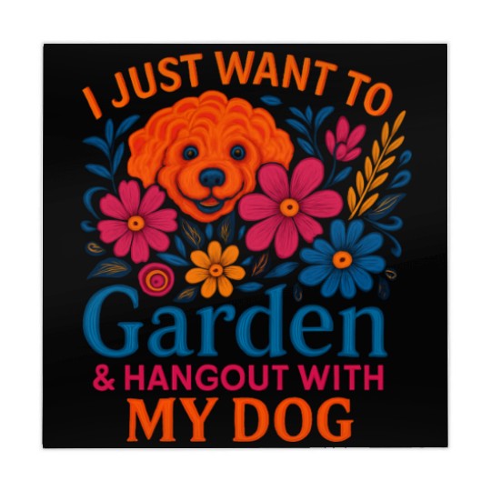 Gardening Garden Dog Mahjong Mats