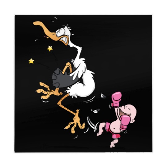 Muay Thai / MMA / Boxing Baby Girl Cartoon (pink) Mahjong Mats