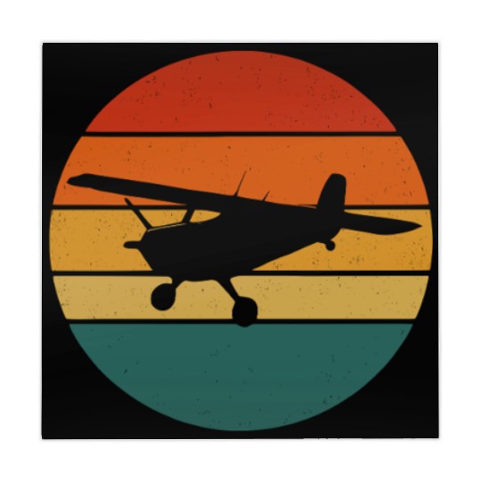 Retro Plane – Sunset Aviation Style Mahjong Mats