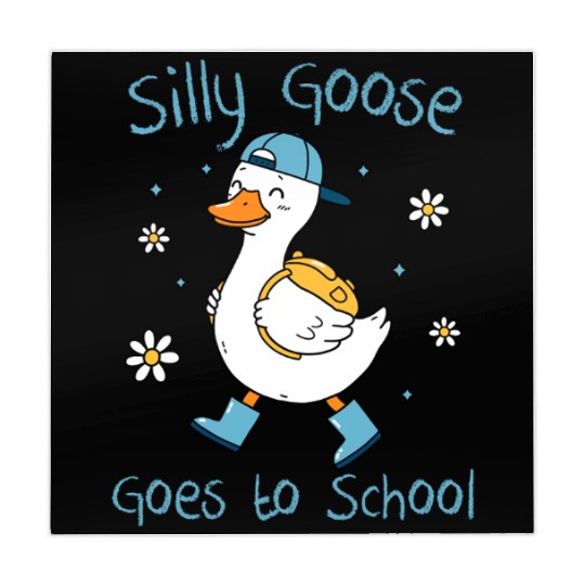 Silly Goose Back to School Funny Mahjong Mats