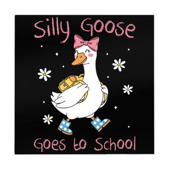 Silly Goose Back to School Funny Mahjong Mats
