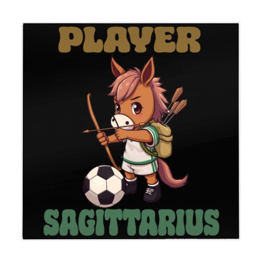Soccer Player Sagittarius Zodiac Sign Soccer Mahjong Mats