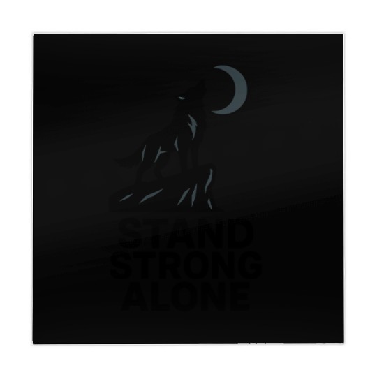 Stand Strong Alone – Lone Wolf Cliff Design Mahjong Mats