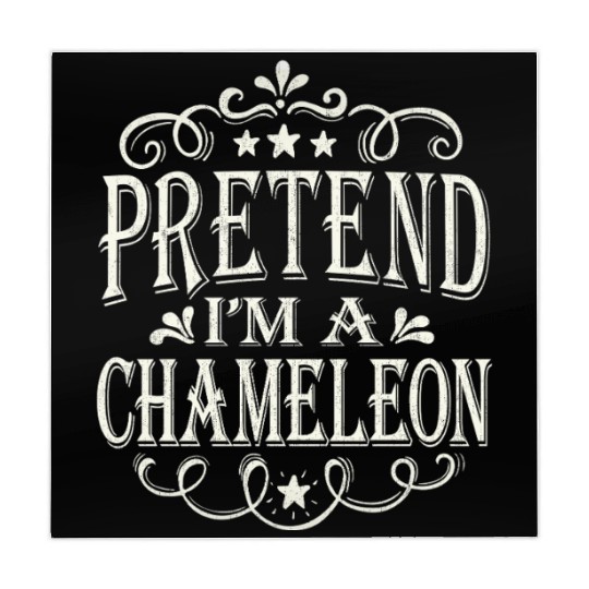 Pretend im a Chameleon Lazy Halloween Costume Mahjong Mats