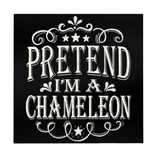 Pretend im a Chameleon Lazy Halloween Costume Mahjong Mats