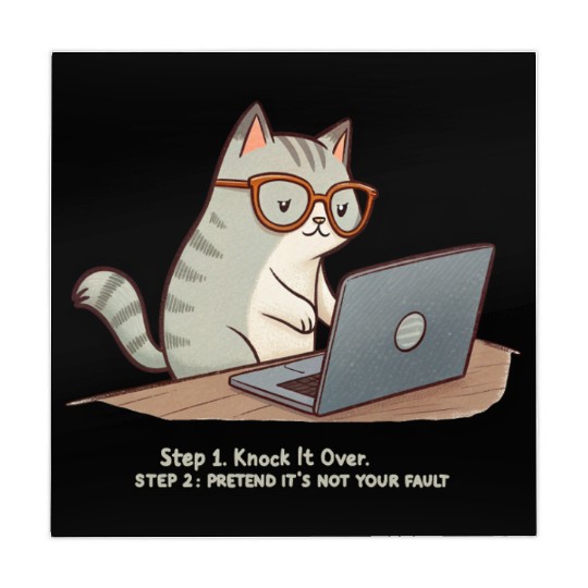 Keyboard Warrior Cat Mahjong Mats