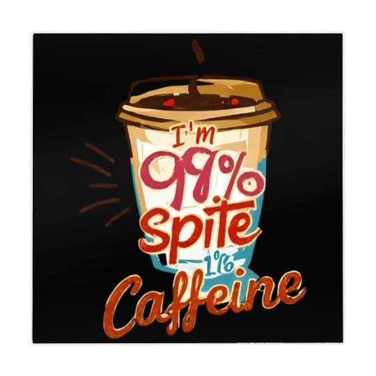 I'm 99 Percent Caffeine Coffee Print Mahjong Mats