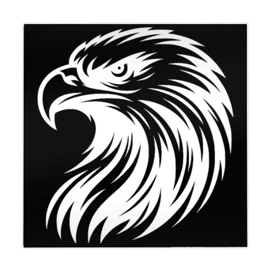 Powerful Bird Of Prey Art Majestic Eagle's Head Mahjong Mats