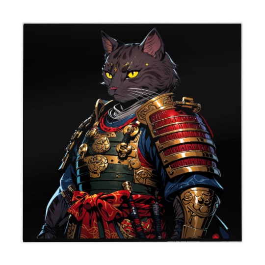 Warrior Cat in Armor Artwork Mahjong Mats