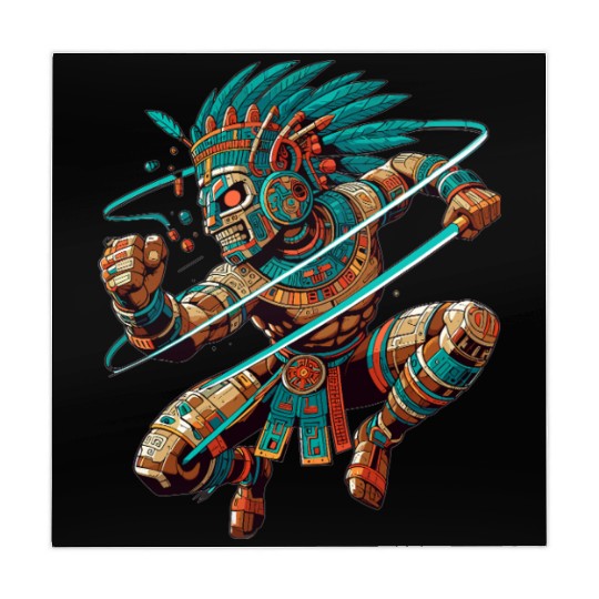Aztec Warrior - Inca Maya Mayans Mahjong Mats