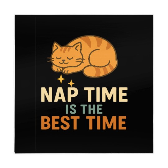 Cute Sleeping Cat Nap Time Design Mahjong Mats