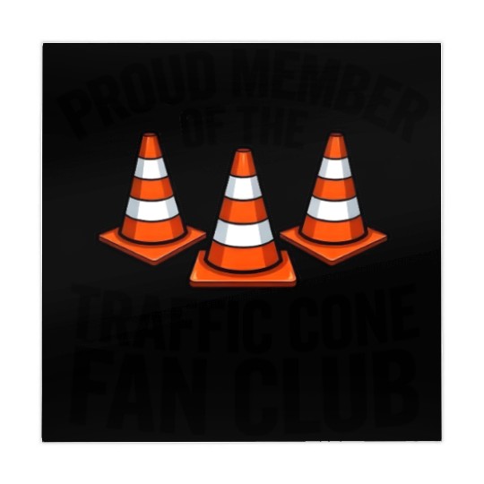 Proud Member of The Traffic Cone Fan Club Mahjong Mats