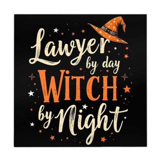 Lawyer by Day Witch by Night Funny Halloween Mahjong Mats