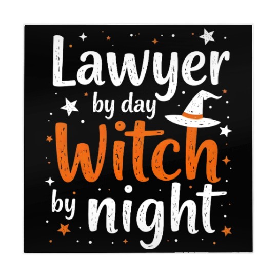 Lawyer by Day Witch by Night Funny Halloween Mahjong Mats