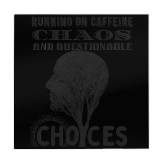 Running on Caffeine, Chaos & Questionable Choices Mahjong Mats