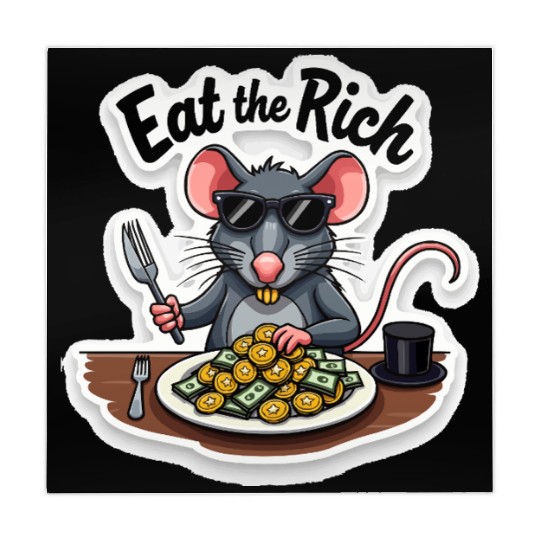 Eat the Rich Rat – Street Rebellion Mahjong Mats