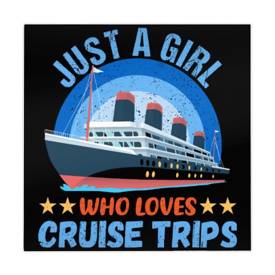 Just A Girl Who Loves Cruise Cruise Ship Summer Mahjong Mats