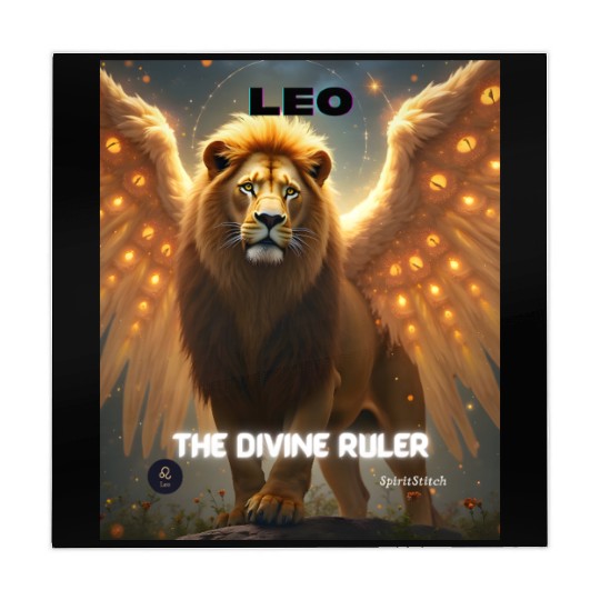 Leo the Divine Ruler with Angel Wings Mahjong Mats