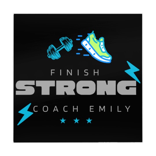 FINISH STRONG Coach Emily Mahjong Mats