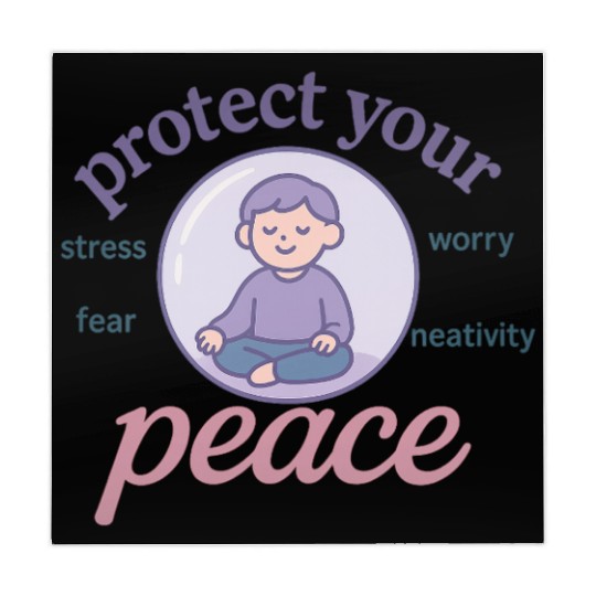 Serene Peaceful Meditation Design Mahjong Mats