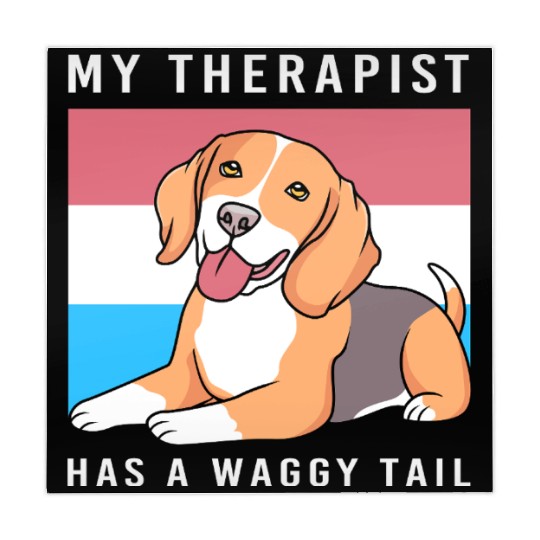 Therapy Dog Lover Psychology Therapist Mahjong Mats