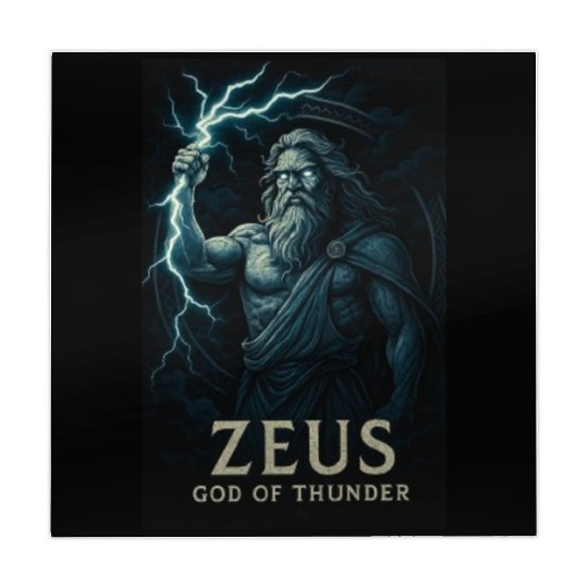 Zeus God of Thunder Mythology Design Mahjong Mats