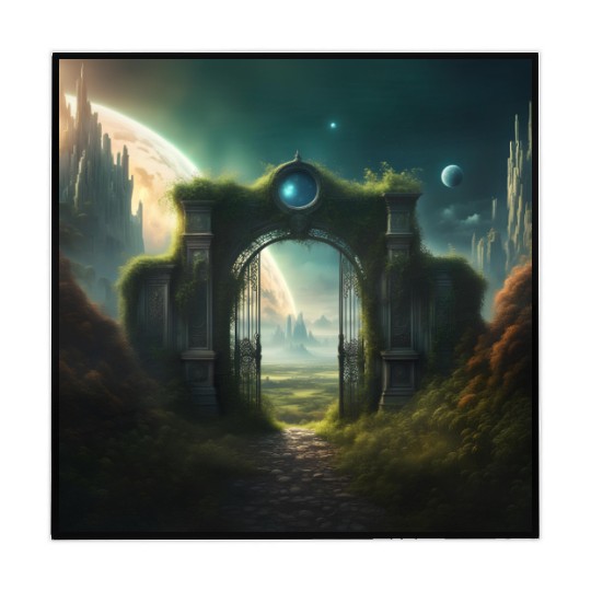 Mystical Portal to an Alien World / Planet Gate Mahjong Mats