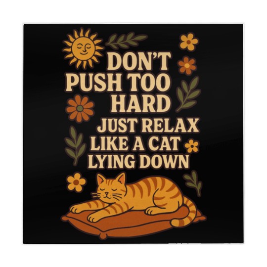 Relaxing Cat Nap Inspirational Design Mahjong Mats