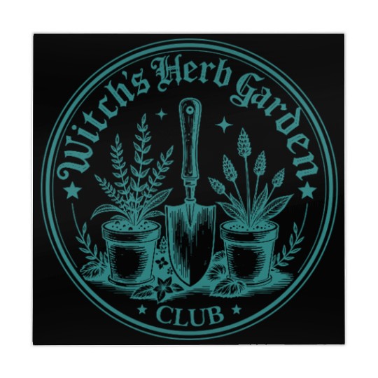 Witch Herb Garden Women Cottagecore Dark Botanical Mahjong Mats