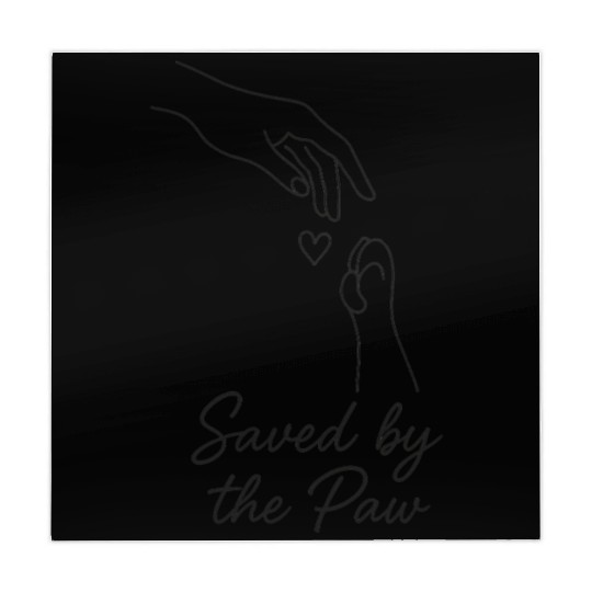 Saved by the Paw – Dog Rescue Line Art Mahjong Mats