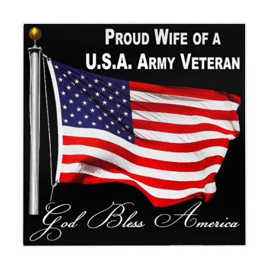 Proud Wife Of A US Army Veteran Mahjong Mats