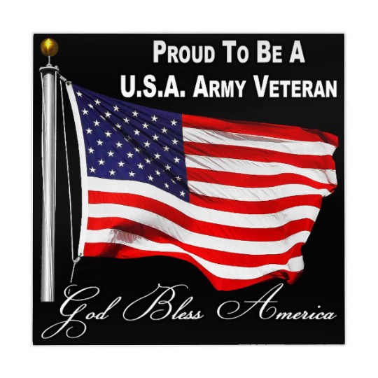 Proud To Be A US Army Veteran Mahjong Mats