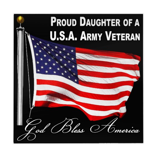 Proud Daughter Of A US Army Veteran Mahjong Mats